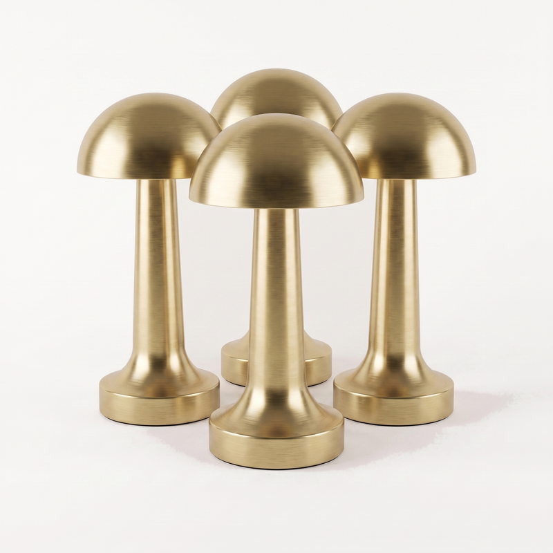 Halden Arch Cordless Table Light - Set of 4 - Gold