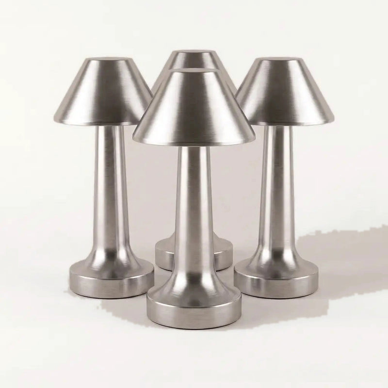 Halden Spire Cordless table Light - Set of 4 - Silver