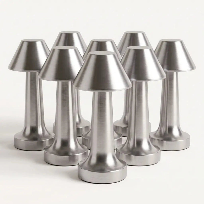 Halden Spire Cordless Table Light - Set of 8 - Silver
