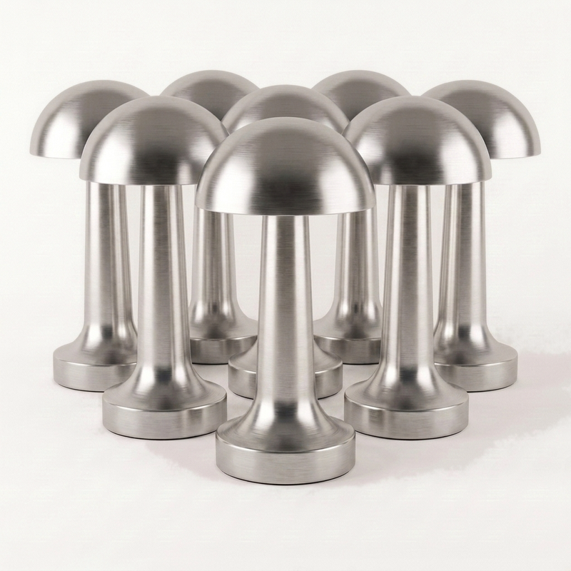 Halden Arch Cordless Table Light - Set of 8 - Silver