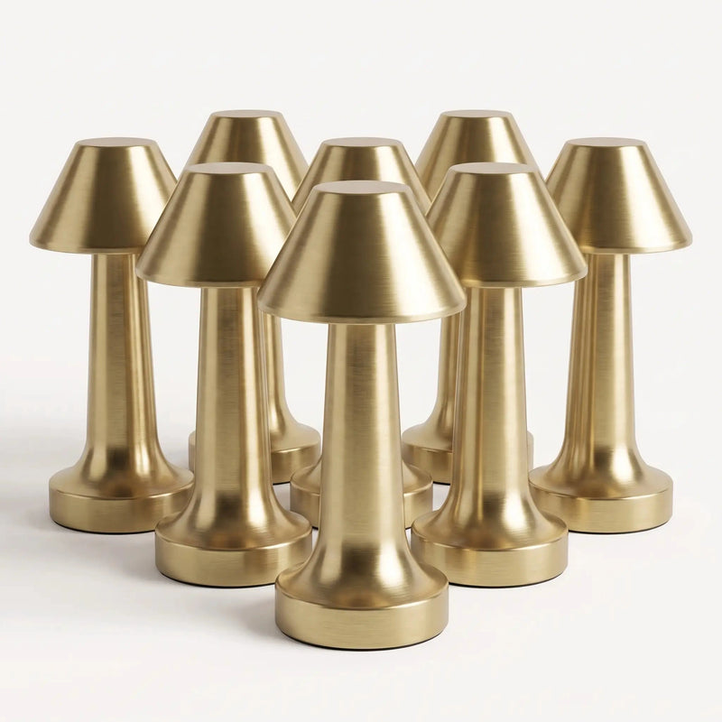 Halden Spire Cordless Table Light - Set of 8 - Gold
